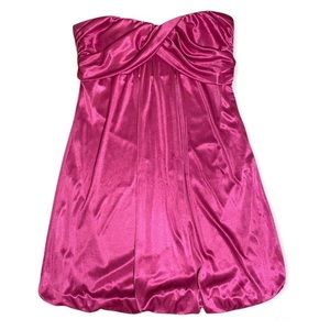 bluheaven pink strapless mini dress size s